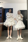 Shushutong round neck bowknot dress aw20dr05per334(PSST778)